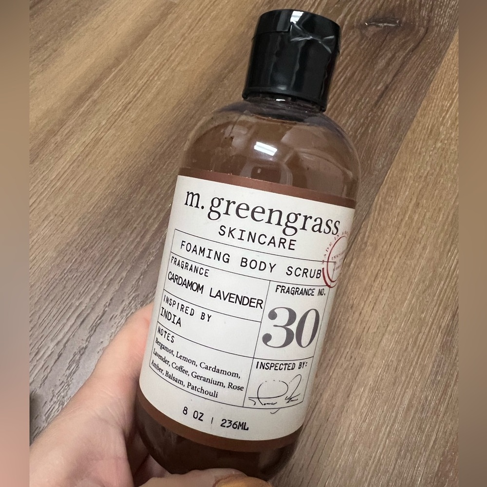 M. Greengrass Cardamom Lavender Foaming Body Scrub